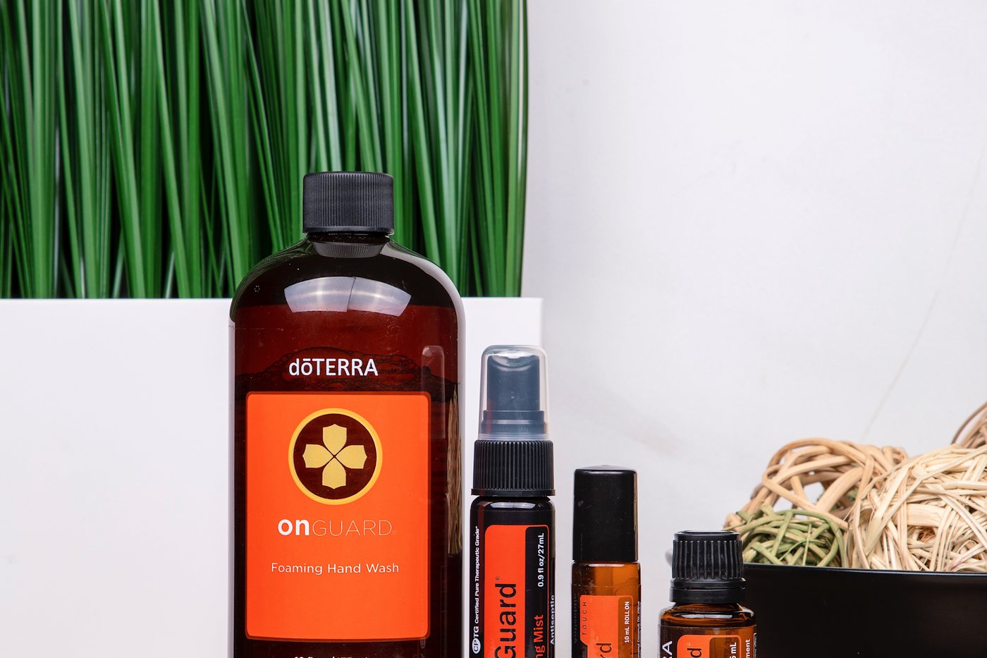 Productos dōTERRA On Guard: jabón, spray y aceite